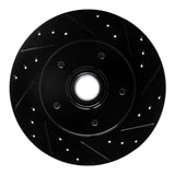 R1 Concepts 91-96 Buick Roadmaster Front Right Drilled & Slotted Black Brake Rotor