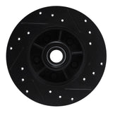 R1 Concepts 84-87 Pontiac Fiero Front Left Drilled & Slotted Black Brake Rotor by R1 Concepts RNC-633-52002L