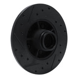 R1 Concepts 84-87 Pontiac Fiero Front Right Drilled & Slotted Black Brake Rotor by R1 Concepts RNC-633-52002R