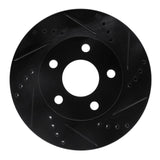 R1 Concepts 97-05 Buick Century Front Right Drilled & Slotted Black Brake Rotor by R1 Concepts RNC-633-52011R