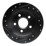 R1 Concepts 97-05 Buick Century Rear Right Drilled & Slotted Black Brake Rotor by R1 Concepts RNC-633-52012R