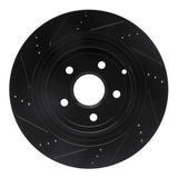 R1 Concepts 08-17 Chevrolet SS Rear Right Drilled & Slotted Black Brake Rotor by R1 Concepts RNC-633-52022R