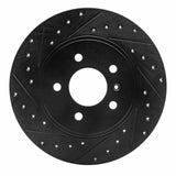 R1 Concepts 05-05 Buick Terraza Rear Left Drilled & Slotted Black Brake Rotor by R1 Concepts RNC-633-52025L