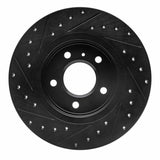 R1 Concepts 05-05 Buick Terraza Rear Right Drilled & Slotted Black Brake Rotor by R1 Concepts RNC-633-52025R