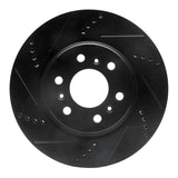 R1 Concepts 06-09 Buick Terraza Front Left Drilled & Slotted Black Brake Rotor by R1 Concepts RNC-633-52027L
