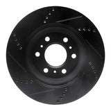 R1 Concepts 06-09 Buick Terraza Front Right Drilled & Slotted Black Brake Rotor by R1 Concepts RNC-633-52027R
