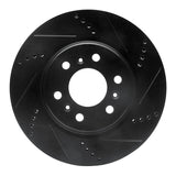 R1 Concepts 06-09 Buick Terraza Front Right Drilled & Slotted Black Brake Rotor by R1 Concepts RNC-633-52027R