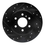 R1 Concepts 06-06 Buick TERRAZA Rear Left Drilled & Slotted Black Brake Rotor by R1 Concepts RNC-633-52029L