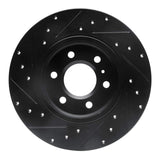 R1 Concepts 06-06 Buick TERRAZA Rear Right Drilled & Slotted Black Brake Rotor by R1 Concepts RNC-633-52029R
