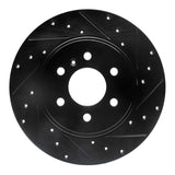 R1 Concepts 06-06 Buick TERRAZA Rear Right Drilled & Slotted Black Brake Rotor by R1 Concepts RNC-633-52029R