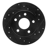 R1 Concepts 02-08 Chevrolet ASTRA (Mexico) Rear Right Drilled & Slotted Black Brake Rotor by R1 Concepts RNC-633-53007R