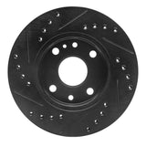 R1 Concepts 94-97 Ford Aspire Front Right Drilled & Slotted Black Brake Rotor by R1 Concepts RNC-633-54004R