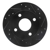 R1 Concepts 81-94 Ford TEMPO Front Right Drilled & Slotted Black Brake Rotor by R1 Concepts RNC-633-54007R