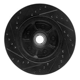 R1 Concepts 68-73 Ford Mustang Front Right Drilled & Slotted Black Brake Rotor by R1 Concepts RNC-633-54008R