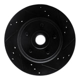 R1 Concepts 70-72 Ford Country Squire Front Right Drilled & Slotted Black Brake Rotor by R1 Concepts RNC-633-54009R