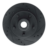R1 Concepts 73-73 Ford Country Squire Front Right Drilled & Slotted Black Brake Rotor by R1 Concepts RNC-633-54011R