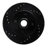 R1 Concepts 87-88 Ford Thunderbird Front Left Drilled & Slotted Black Brake Rotor by R1 Concepts RNC-633-54028L