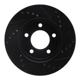 R1 Concepts 70-93 Ford Taurus SHO Front Left Drilled & Slotted Black Brake Rotor by R1 Concepts RNC-633-54029L