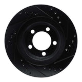 R1 Concepts 67-67 Ford Thunderbird Front Left Drilled & Slotted Black Brake Rotor by R1 Concepts RNC-633-54042L