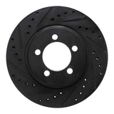 R1 Concepts 65-66 Ford Country Squire Front Left Drilled & Slotted Black Brake Rotor by R1 Concepts RNC-633-54043L