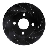 R1 Concepts 00-15 Ford Ikon (Mexico / Made In India) Front Right Drilled & Slotted Black Brake Rotor by R1 Concepts RNC-633-54045R