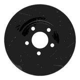R1 Concepts 15-20 Ford Mustang Front Right Drilled & Slotted Black Brake Rotor by R1 Concepts RNC-633-54077R