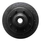 R1 Concepts 73-79 Ford F-250 2WD (Excl Super Duty) Front Left Drilled & Slotted Black Brake Rotor by R1 Concepts RNC-633-54098L