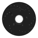R1 Concepts 83-92 Ford Explorer Front Right Drilled & Slotted Black Brake Rotor by R1 Concepts RNC-633-54111R