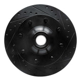 R1 Concepts 80-85 Ford F-250 2WD (Excl Super Duty) Front Right Drilled & Slotted Black Brake Rotor by R1 Concepts RNC-633-54115R