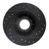 R1 Concepts 90-94 Ford Explorer Front Left Drilled & Slotted Black Brake Rotor by R1 Concepts RNC-633-54119L