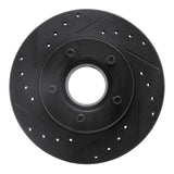 R1 Concepts 90-94 Ford Explorer Front Left Drilled & Slotted Black Brake Rotor by R1 Concepts RNC-633-54119L