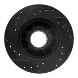 R1 Concepts 90-94 Ford Ranger (USA/Canada) Front Right Drilled & Slotted Black Brake Rotor by R1 Concepts RNC-633-54119R