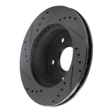 R1 Concepts 90-97 Ford AEROSTAR Left Front Drilled & Slotted Black Brake Rotor by R1 Concepts RNC-633-54120D