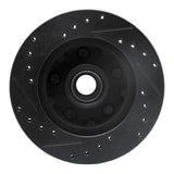 R1 Concepts 86-92 Ford Bronco II Front Right Drilled & Slotted Black Brake Rotor by R1 Concepts RNC-633-54122R
