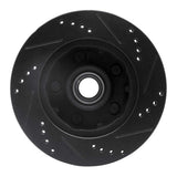 R1 Concepts 92-97 Ford Aerostar Right Front Drilled & Slotted Black Brake Rotor by R1 Concepts RNC-633-54123D