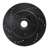 R1 Concepts 92-97 Ford Aerostar Right Front Drilled & Slotted Black Brake Rotor by R1 Concepts RNC-633-54123D