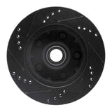 R1 Concepts 92-97 Ford Aerostar Left Front Drilled & Slotted Black Brake Rotor by R1 Concepts RNC-633-54124D