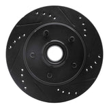 R1 Concepts 92-97 Ford Aerostar Left Front Drilled & Slotted Black Brake Rotor by R1 Concepts RNC-633-54124D