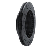 R1 Concepts 94-96 Ford F-150 4WD Front Right Drilled & Slotted Black Brake Rotor by R1 Concepts RNC-633-54131R