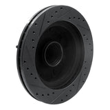R1 Concepts 95-04 Ford E-350 Econoline Front Right Drilled & Slotted Black Brake Rotor by R1 Concepts RNC-633-54135R