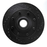 R1 Concepts 95-04 Ford E-350 Econoline Front Right Drilled & Slotted Black Brake Rotor by R1 Concepts RNC-633-54135R