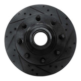 R1 Concepts 95-07 Ford E-150 Econoline Front Right Drilled & Slotted Black Brake Rotor by R1 Concepts RNC-633-54136R