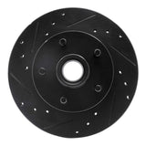 R1 Concepts 95-97 Ford Ranger (USA/Canada) Front Left Drilled & Slotted Black Brake Rotor by R1 Concepts RNC-633-54138L