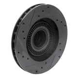 R1 Concepts 95-97 Ford Ranger (USA/Canada) Front Right Drilled & Slotted Black Brake Rotor by R1 Concepts RNC-633-54138R