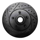 R1 Concepts 95-11 Ford Explorer Front Left Drilled & Slotted Black Brake Rotor by R1 Concepts RNC-633-54141L