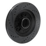 R1 Concepts 97-99 Ford F-150 RWD Front Right Drilled & Slotted Black Brake Rotor by R1 Concepts RNC-633-54145R