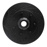 R1 Concepts 97-04 Ford F-250 2WD (Excl Super Duty) Front Left Drilled & Slotted Black Brake Rotor by R1 Concepts RNC-633-54150L