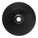 R1 Concepts 97-04 Ford F-150 RWD Front Right Drilled & Slotted Black Brake Rotor by R1 Concepts RNC-633-54150R