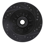 R1 Concepts 97-00 Ford Expedition Front Left Drilled & Slotted Black Brake Rotor by R1 Concepts RNC-633-54153L