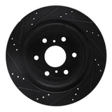 R1 Concepts 97-02 Ford F-250 2WD (Excl Super Duty) Front Right Drilled & Slotted Black Brake Rotor by R1 Concepts RNC-633-54155R
